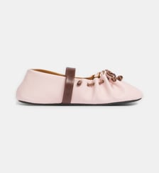 Ballerines en cuir signature Marni