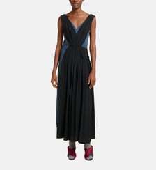 Robe fluide sans manches effet drapé  Marni