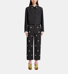 Veste droite en coton Marni