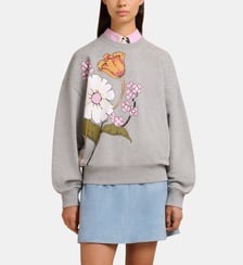 Sweat droit à imprimé  Marni