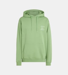 Le Hoodie Slogan Calligraphy coton Drôle De Monsieur