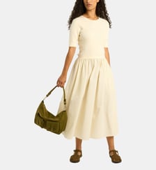 Robe maille Laura à manche courte fluide  Petite Mendigote