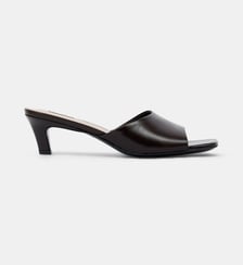 Mules à talons Liz en cuir MI/MAI
