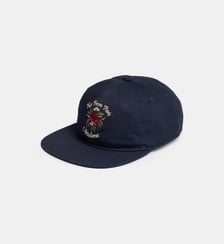 Casquette Slogan et Rose brodée coton  Drôle De Monsieur