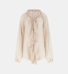 Blouse fluide à volants Guess