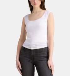 Top dentelle sans manches Guess