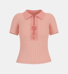 Pull polo ajusté col classique Guess