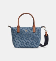 Sac à main Popette Mini coton denim Tommy Hilfiger