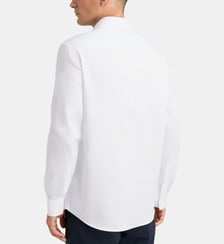 Chemise droite HSRPIN sans repassage coton Galeries Lafayette