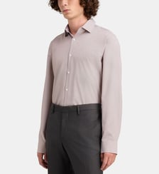 Chemise ajustée MTECPRI micro vagues Galeries Lafayette