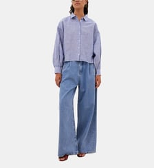 Chemise droite en lin Sarah By Bar Amsterdam