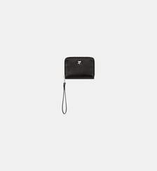 Portefeuille compact zippé Courrèges