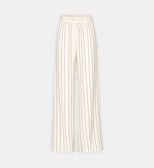 Pantalon large motif rayé By Bar Amsterdam