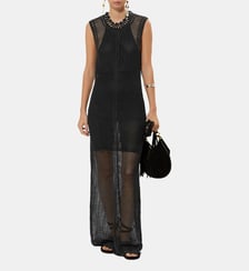 Robe longue Metaya ajouré en coton mélangé Isabel Marant