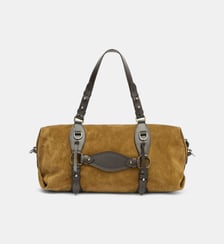 Sac besace Tilpa suède en cuir signature Isabel Marant