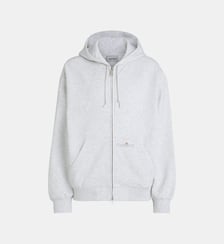 Hoodie zippé Label signature en coton Carhartt WIP