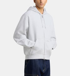 Hoodie zippé Label signature en coton Carhartt WIP