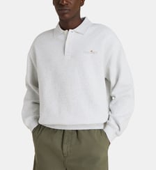 Sweat façon polo Label signature en coton Carhartt WIP