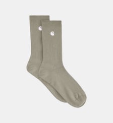 Lot 2 paires de chaussettes hautes Madison coton  Carhartt WIP