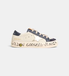 Baskets basses May Nabuk cuir effet usé Golden Goose
