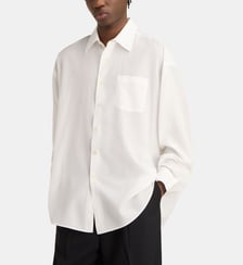 Chemise droite Borrowed soie coton Our Legacy