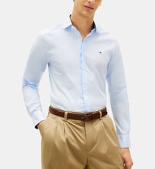Chemise droite col classique Tommy Hilfiger