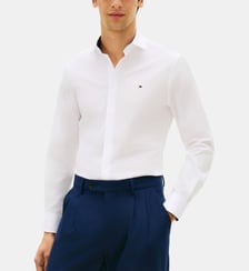 Chemise droite col classique Tommy Hilfiger