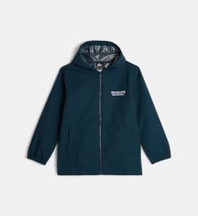 Veste coupe-vent droite signature en coton et nylon Quiksilver