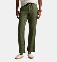Pantalon droit en lin et coton Polo Ralph Lauren