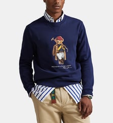 Sweat droit Bear Polo Society en coton mélangé signature Polo Ralph Lauren