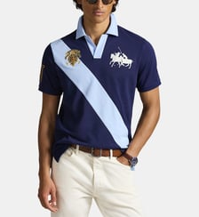 Polo droit en coton imprimé Polo Ralph Lauren