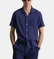 Chemisette Mc Dobby en coton signature Polo Ralph Lauren