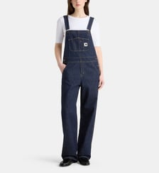 Salopette droite W' Bib Overall en denim de coton Carhartt WIP