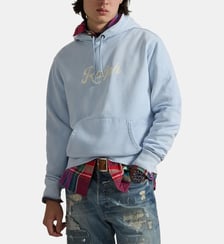 Sweat à capuche en coton mélangé imprimé Polo Ralph Lauren