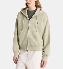 Sweat zippé à capuche W' Nelson coton Carhartt WIP