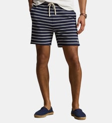 Short droit rayé en coton signature Polo Ralph Lauren