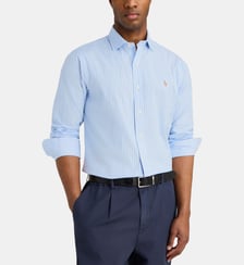 Chemise Oxford droite rayée stretch signature Polo Ralph Lauren