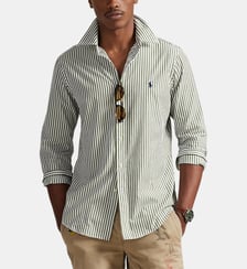 Chemise droite à rayures en coton signature Polo Ralph Lauren