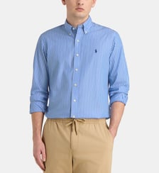 Chemise droite à rayures en coton signature Polo Ralph Lauren