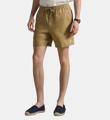 Short droit cordon signature en lin Polo Ralph Lauren