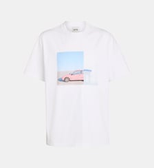 T-shirt droit Photo coton Arte