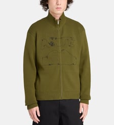 Pull zippé Diels en maille de coton Arte