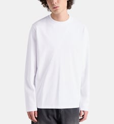 Sweat droit signature en coton Arte
