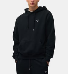 Hoodie droit coton signature et cœur Arte