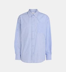 Chemise longue asymétrique coton Arte