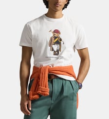 T-shirt Polo Bear Custom ajusté avec imprimé Polo Ralph Lauren
