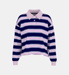 Pull polo droit à rayures Guess Jeans