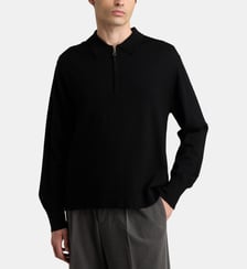 Polo manches longues Bene en laine mérinos Officine Générale