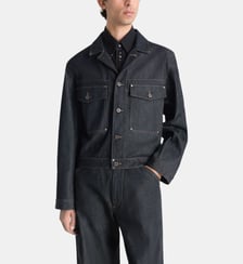 Veste Trucker Studs en denim Lemaire