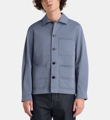 Surchemise droite gabardine coton stretch Woolrich